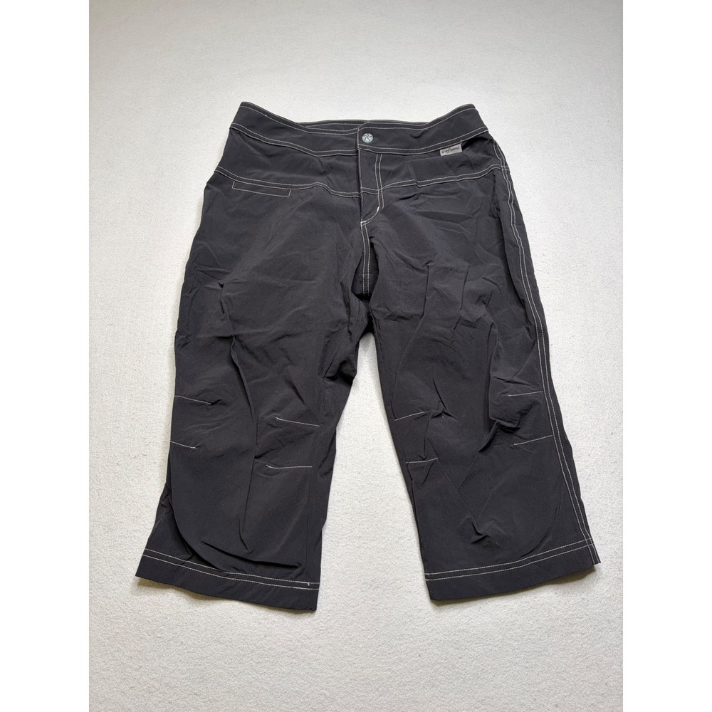 Shebeest Cycling Knickers Women S Black Padded Capri Bike Pants Contrast Stitch